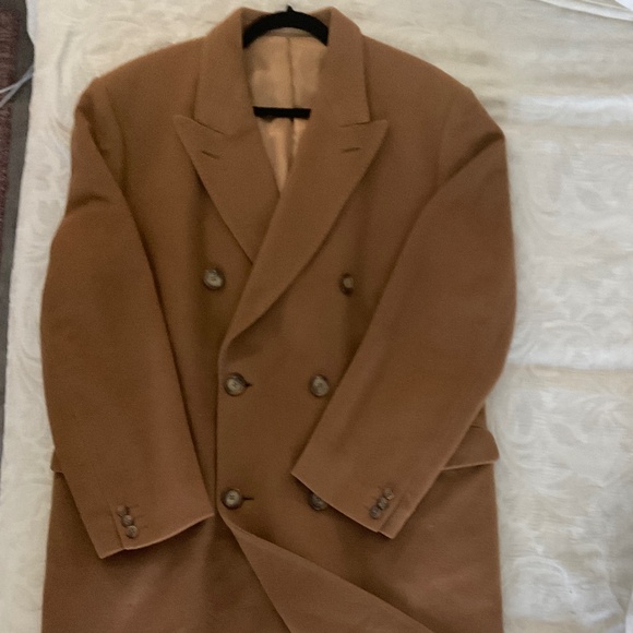 100% Cashmere Beale & Inman Camel Coat
